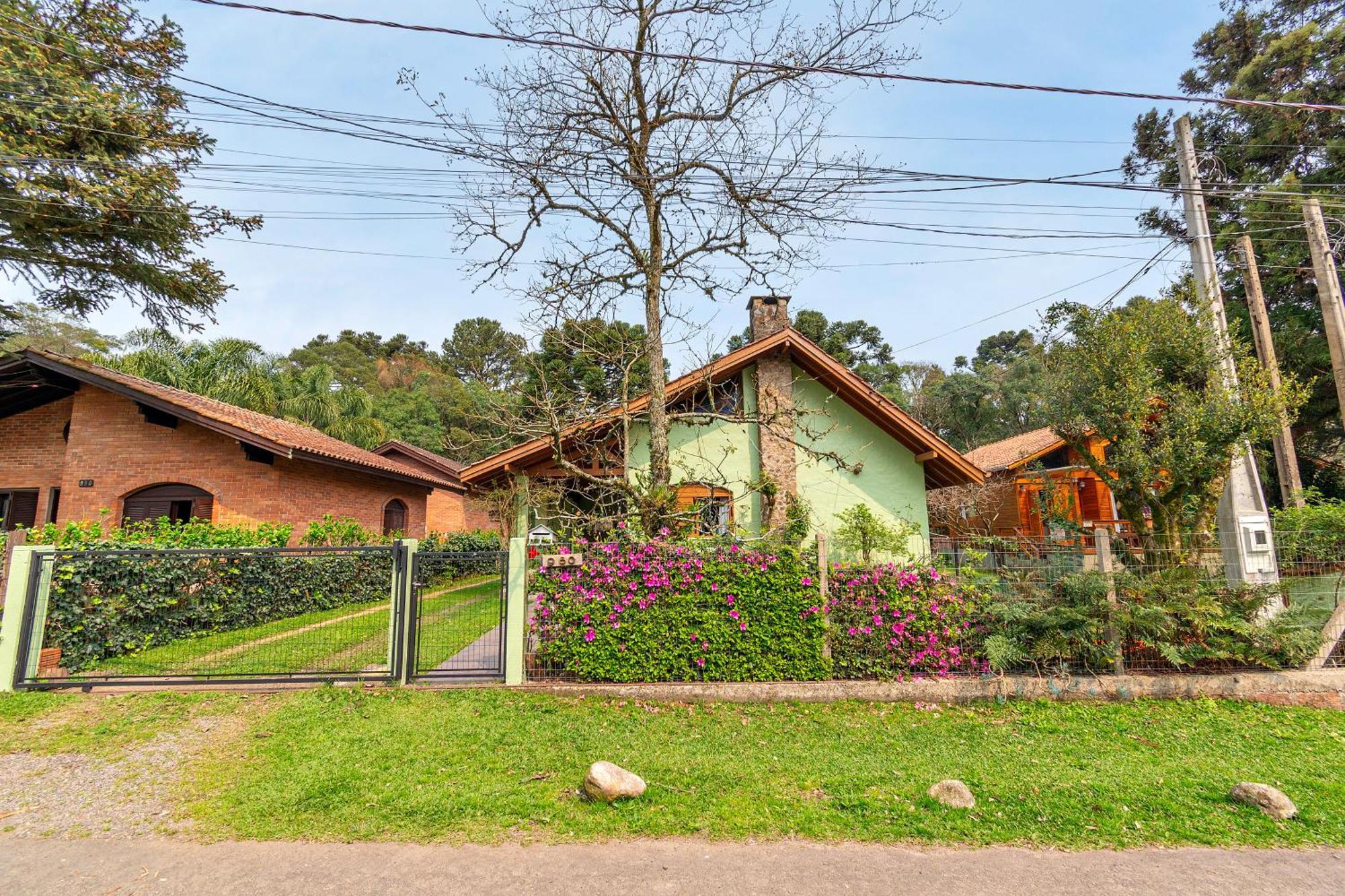 Linda Casa 5 Quartos No Lago Negro Villa Gramado Buitenkant foto